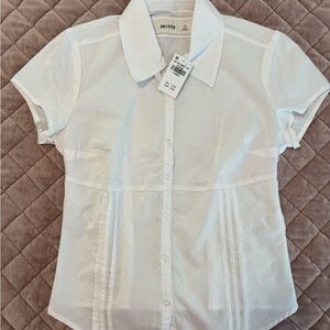 Hollister Crisp White Short Sleeve Shirt